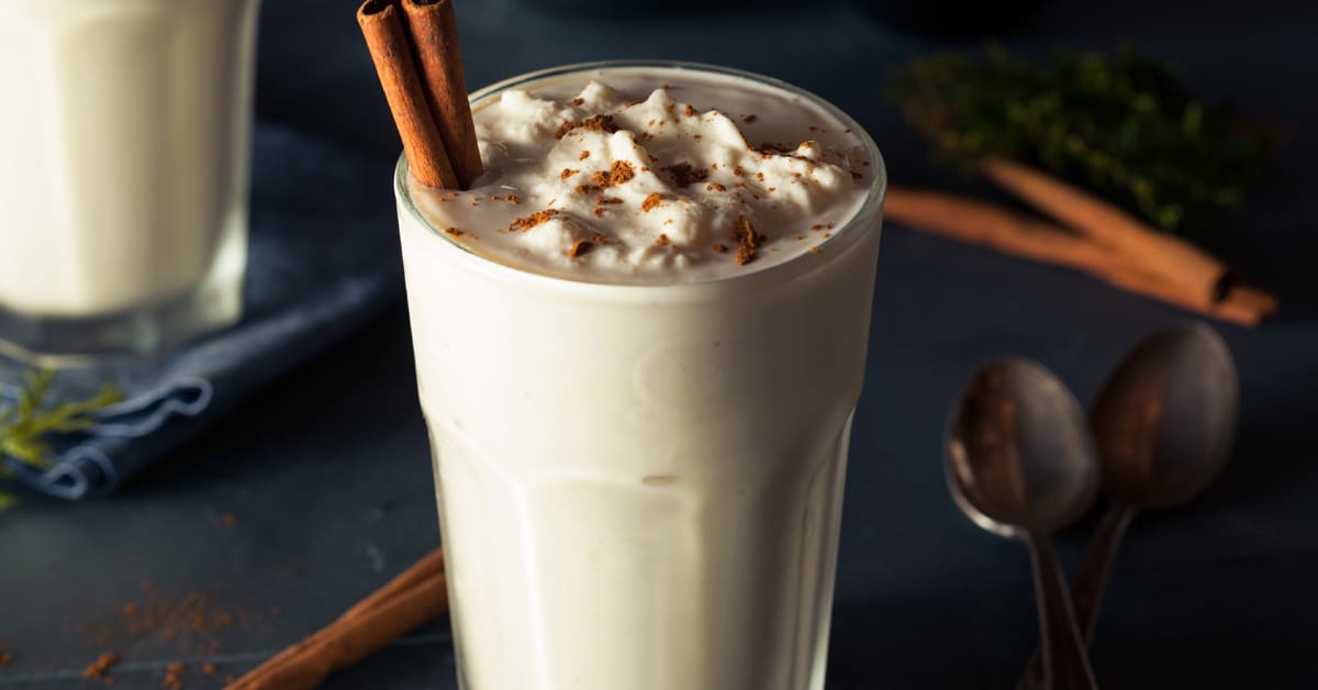 eggnog Eggnog Protein Shake